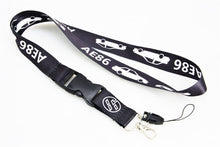 Load image into Gallery viewer, BRAND NEW AE86 Car Keychain Tag Rings Keychain JDM GT86 AE86 Drift Lanyard Black