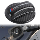 BRAND NEW UNIVERSAL M PERFORMANCE Real Carbon Fiber Gas Fuel Cap Cover For BMW