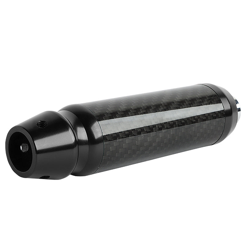 Brand New Ralliart Universal Real Carbon Fiber Black Aluminum Automatic Transmission Racing Gear Shift Knob