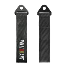 Load image into Gallery viewer, Brand New Ralliart Carbon Fiber High Strength Tow Towing Strap Hook For Front / REAR BUMPER JDM