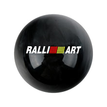 Load image into Gallery viewer, Brand New Universal Ralliart JDM Black Pearl 54mm Round Ball SHIFT KNOB M8 M10 M12