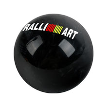 Load image into Gallery viewer, Brand New Universal Ralliart JDM Black Pearl 54mm Round Ball SHIFT KNOB M8 M10 M12