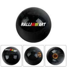 Load image into Gallery viewer, Brand New Universal Ralliart JDM Black Pearl 54mm Round Ball SHIFT KNOB M8 M10 M12
