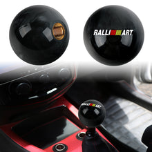 Load image into Gallery viewer, Brand New Universal Ralliart JDM Black Pearl 54mm Round Ball SHIFT KNOB M8 M10 M12