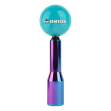 Load image into Gallery viewer, Brand New Universal Bride Pearl Teal Ball Manual Gear Stick Shift Knob M8 M10 M12 &amp; Neo Chrome Shifter Extender Extension