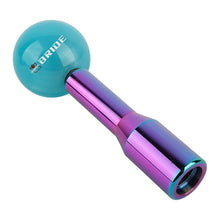 Load image into Gallery viewer, Brand New Universal Bride Pearl Teal Ball Manual Gear Stick Shift Knob M8 M10 M12 &amp; Neo Chrome Shifter Extender Extension