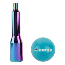 Load image into Gallery viewer, Brand New Universal Bride Pearl Teal Ball Manual Gear Stick Shift Knob M8 M10 M12 &amp; Neo Chrome Shifter Extender Extension