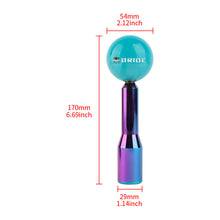 Load image into Gallery viewer, Brand New Universal Bride Pearl Teal Ball Manual Gear Stick Shift Knob M8 M10 M12 &amp; Neo Chrome Shifter Extender Extension