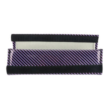 Load image into Gallery viewer, Brand New Universal 2PCS BRIDE Purple Carbon Fiber Look Car Seat Belt Covers Shoulder Pad