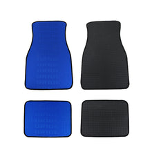 Load image into Gallery viewer, Brand New 4PCS UNIVERSAL BRIDE BLUE Racing Fabric Car Floor Mats Interior Carpets