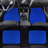 Brand New 4PCS UNIVERSAL BRIDE BLUE Racing Fabric Car Floor Mats Interior Carpets