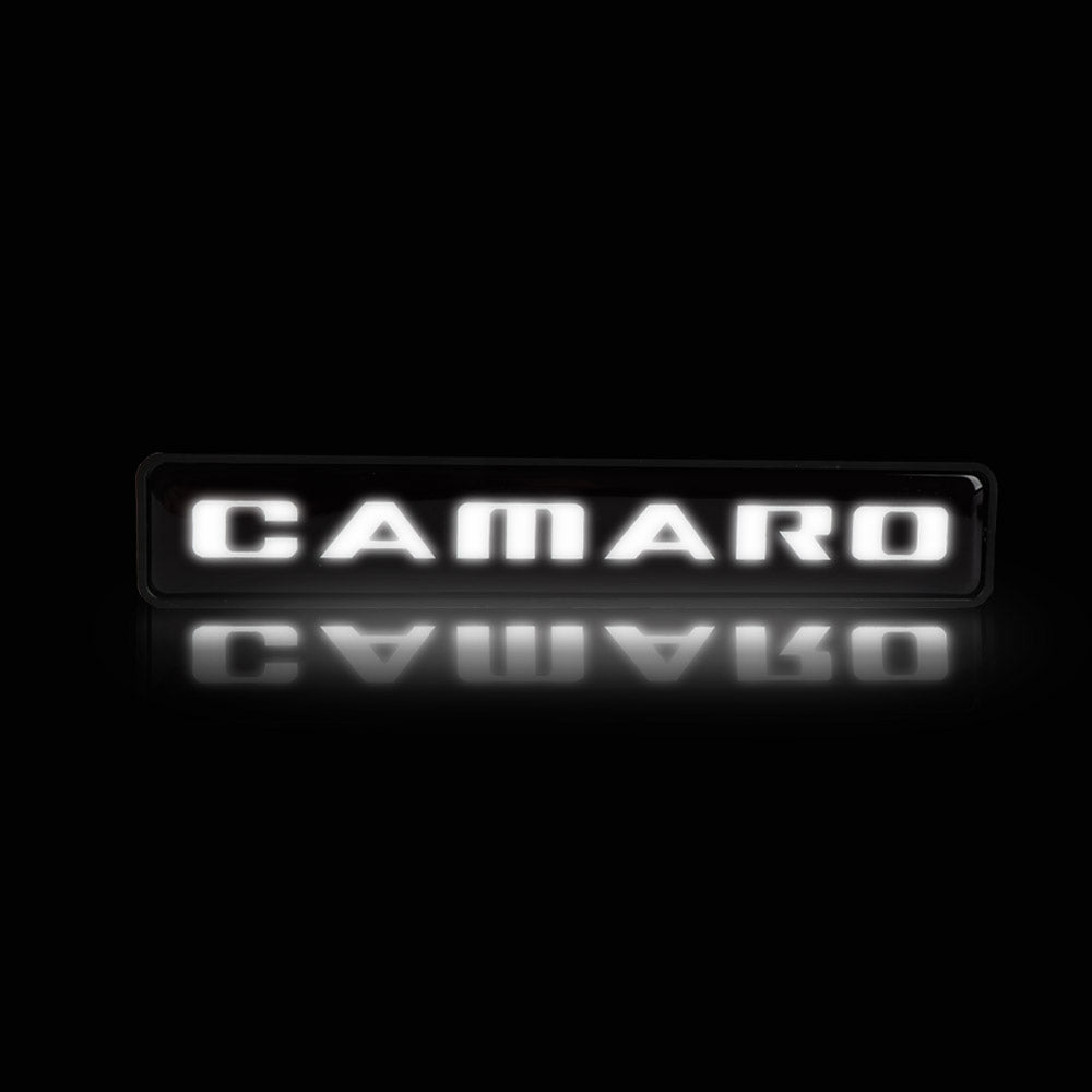 BRAND NEW 1PCS CAMARO NEW LED LIGHT CAR FRONT GRILLE BADGE ILLUMINATED DECAL STICKER