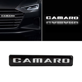 BRAND NEW 1PCS CAMARO NEW LED LIGHT CAR FRONT GRILLE BADGE ILLUMINATED DECAL STICKER