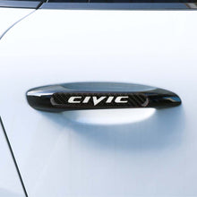 Load image into Gallery viewer, Brand New 1PCS CIVIC Real Carbon Fiber Black Car Trunk Side Fenders Door Badge Scratch Guard Sticker
