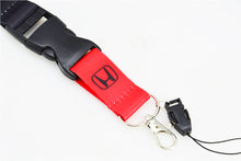 Load image into Gallery viewer, BRAND NEW HONDA TYPE S JDM Car Keychain Tag Rings Keychain JDM Drift Lanyard Black