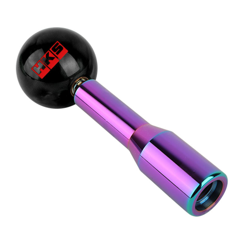Brand New Universal HKS Pearl Black Ball Manual Gear Stick Shift Knob M8 M10 M12 & Neo Chrome Shifter Extender Extension