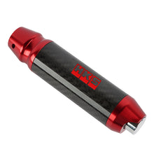 Load image into Gallery viewer, Brand New HKS Universal Real Carbon Fiber Red Aluminum Automatic Transmission Racing Gear Shift Knob