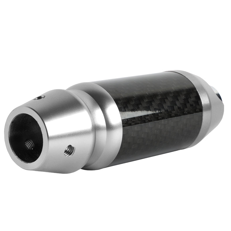 Brand New HKS Universal Real Carbon Fiber Silver Aluminum Automatic Transmission Racing Gear Shift Knob