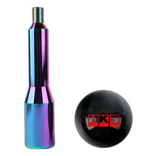 Load image into Gallery viewer, Brand New Universal HKS Pearl Black Ball Manual Gear Stick Shift Knob M8 M10 M12 &amp; Neo Chrome Shifter Extender Extension