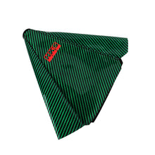 Load image into Gallery viewer, Brand New Universal HKS Carbon Fiber Leather PVC Style Green Stitch Leather Gear Manual Shifter Shift Knob Boot