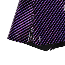 Load image into Gallery viewer, Brand New Universal HKS Carbon Fiber Purple Leather PVC Style Black Stitch Leather Gear Manual Shifter Shift Knob Boot