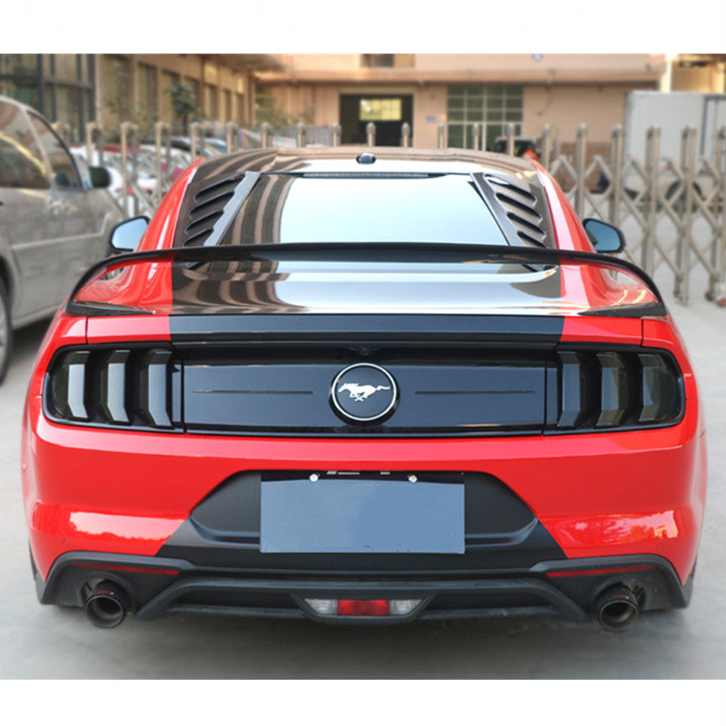 Full Real Carbon Fiber Rear Trunk Spoiler Wing For 2015-2021