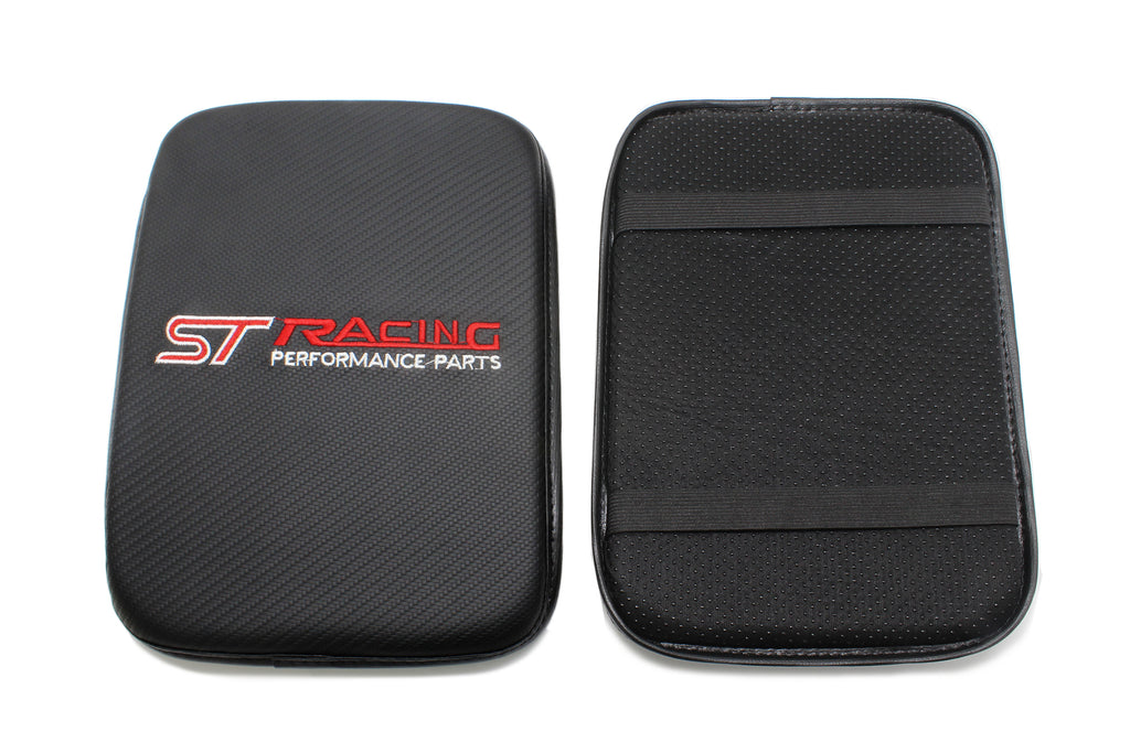 BRAND NEW UNIVERSAL ST RACING Car Center Console Armrest Cushion Mat Pad Cover Embroidery