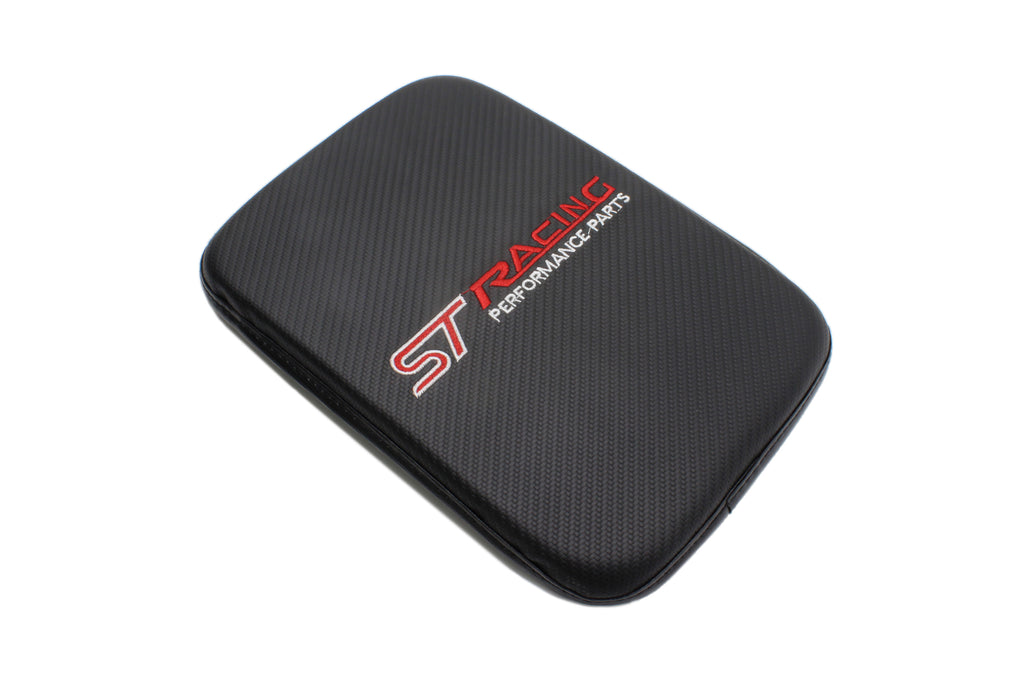 BRAND NEW UNIVERSAL ST RACING Car Center Console Armrest Cushion Mat Pad Cover Embroidery