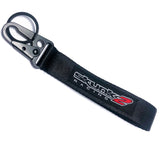 BRAND New JDM Skunk2 Black Racing Keychain Metal key Ring Hook Strap Lanyard Universal