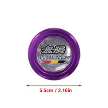 Load image into Gallery viewer, Brand New Jdm Mugen Emblem Brushed Purple Engine Oil Filler Cap Badge For Honda / Acura