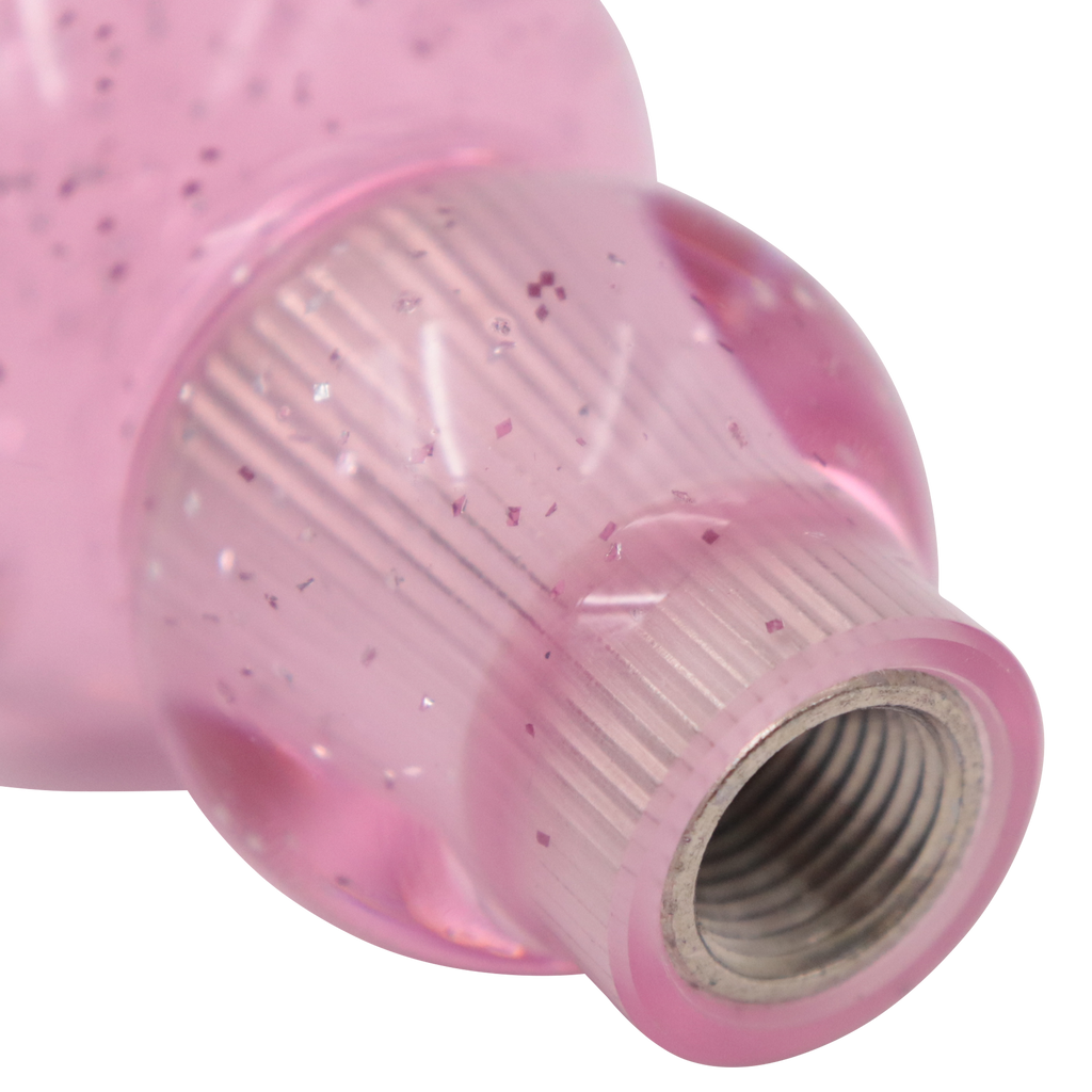 BRAND NEW JDM UNIVERSAL GOURD Glitter Pink Manual Car Racing Gear Shift Knob Shifter M8 M10 M12