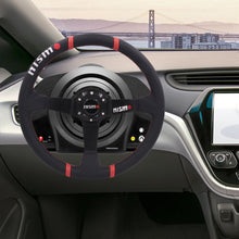 Load image into Gallery viewer, Brand New 350mm 14&quot; Deep Dish Racing Nismo Black Steering Wheel PVC Leather Black Spoke