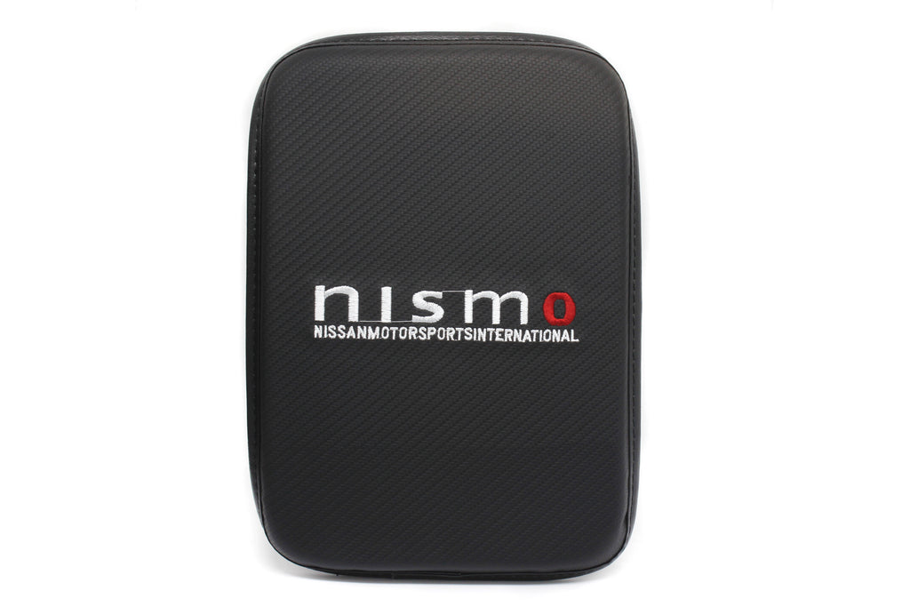 BRAND NEW UNIVERSAL NISMO Car Center Console Armrest Cushion Mat Pad Cover Embroidery