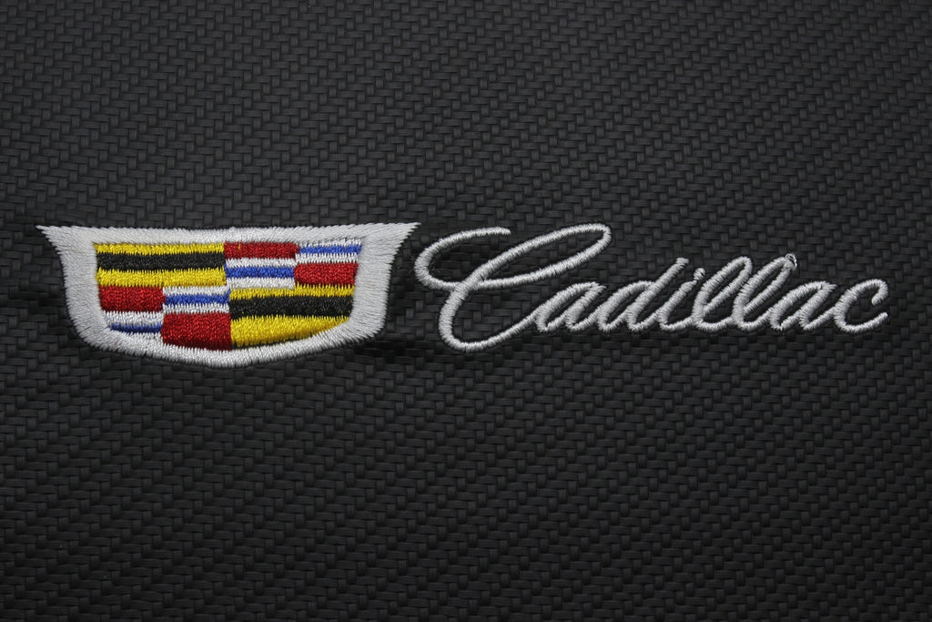 BRAND NEW UNIVERSAL CADILLAC Car Center Console Armrest Cushion Mat Pad Cover Embroidery