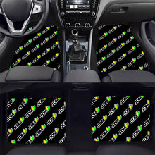 Load image into Gallery viewer, Brand New 4PCS JDM BEGINNER LEAF Racing Black Fabric Car Floor Mats Interior Carpets