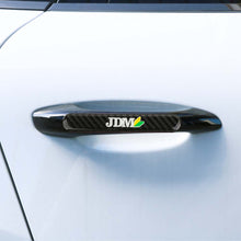 Load image into Gallery viewer, Brand New 2PCS JDM Real Carbon Fiber Black Car Trunk Side Fenders Door Badge Scratch Guard Sticker