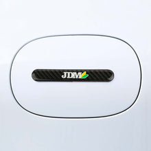 Load image into Gallery viewer, Brand New 2PCS JDM Real Carbon Fiber Black Car Trunk Side Fenders Door Badge Scratch Guard Sticker