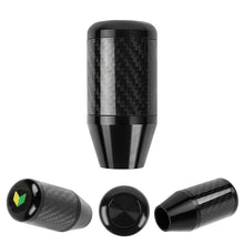 Load image into Gallery viewer, Brand New Universal JDM Beginner Leaf Black Real Carbon Fiber Racing Gear Stick Shift Knob For MT Manual M12 M10 M8