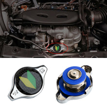 Load image into Gallery viewer, Brand New JDM 1.3bar 15mm JDM Beginner Leaf Racing Cap High Pressure Radiator Cap