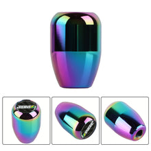 Load image into Gallery viewer, Brand New JDM Beginner Leaf Universal Real Carbon Fiber Sticker Aluminum Manual Gear Stick Neo Chrome Shift Knob Shifter M8 M10 M12