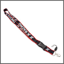 Load image into Gallery viewer, BRAND NEW JK RACING Car Keychain Tag Rings Keychain JDM Drift Lanyard Red