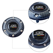 Load image into Gallery viewer, BRAND NEW JDM MUGEN UNIVERSAL CARBON FIBER CAR HORN BUTTON STEERING WHEEL CENTER CAP