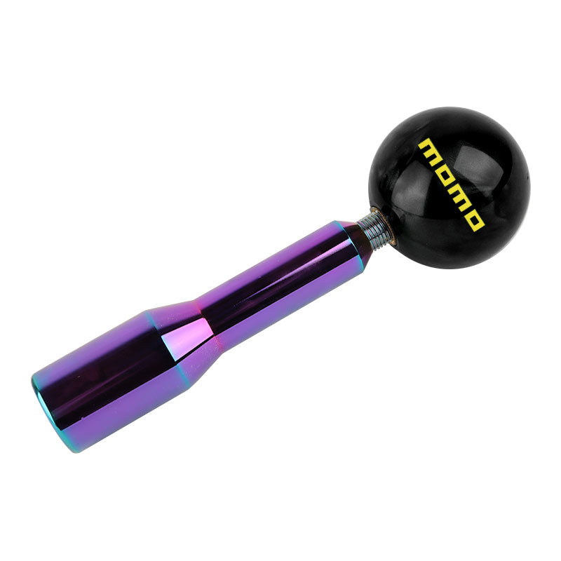Brand New Universal Momo Pearl Black Ball Manual Gear Stick Shift Knob M8 M10 M12 & Neo Chrome Shifter Extender Extension
