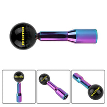 Load image into Gallery viewer, Brand New Universal Momo Pearl Black Ball Manual Gear Stick Shift Knob M8 M10 M12 &amp; Neo Chrome Shifter Extender Extension