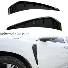 Load image into Gallery viewer, Brand New Momo Universal Car Glossy Black Side Door Fender Vent Air Wing Cover Trim ABS Plastic