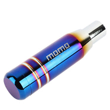 Load image into Gallery viewer, Brand New Universal JDM 13CM Momo Aluminum Burnt Blue Automatic Gear Stick Shift Knob Lever Shifter