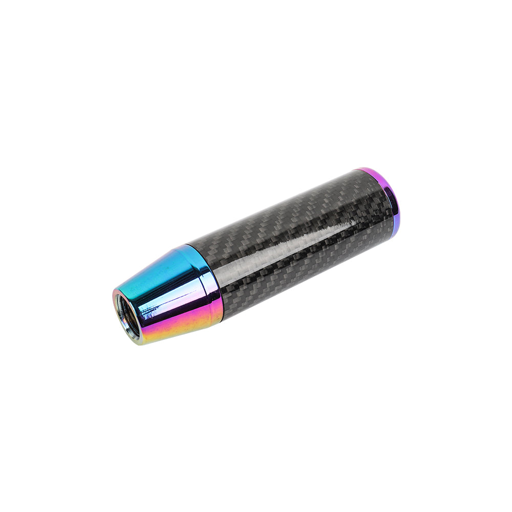 Brand New Universal Momo Neo-Chrome Carbon Fiber Manual Gear Stick Shift Knob Lever Shifter 13cm