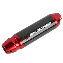 Load image into Gallery viewer, Brand New Mazdaspeed Universal Real Carbon Fiber Red Aluminum Automatic Transmission Racing Gear Shift Knob
