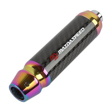 Load image into Gallery viewer, Brand New Mazdaspeed Universal Real Carbon Fiber Neo Aluminum Automatic Transmission Racing Gear Shift Knob