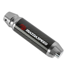 Load image into Gallery viewer, Brand New Mazdaspeed Universal Real Carbon Fiber Silver Aluminum Automatic Transmission Racing Gear Shift Knob